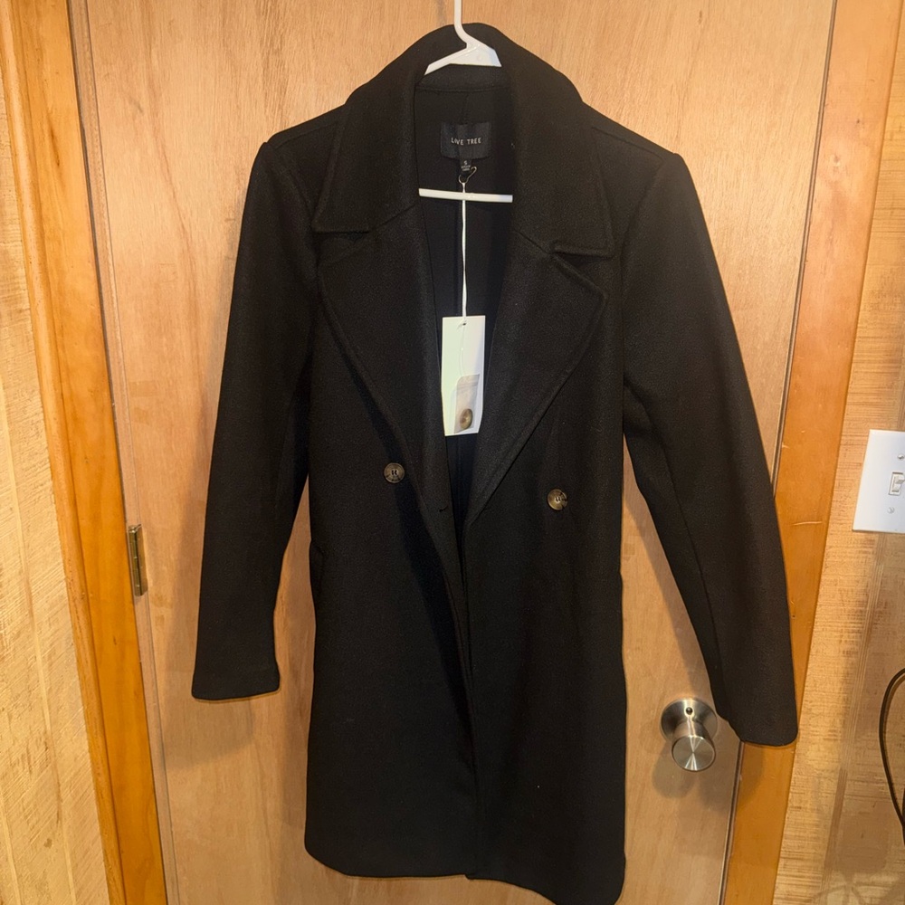 NWT Black Coat